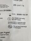 BOSTON SCIENTIFIC Flush Pigtail M001315090   Exp.  10-2020  (F4) M001315090 4F Flush Pigtail