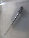 BRASSELER USA Qty. of 10 Ref: 16-S0402 Standard Bur Cylindrical Stainless Steel Fluted Head Diameter: 6.1mm  Exp. 2019
