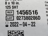 CARESTREAM DryView 1456516 Exp. 04-2022 1456516 DryView