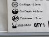STRYKER Ezout Blade Pack 64mm 7812-064-001K Exp. 05-2022 (E7) 7812-064-001K Ezout Blade Pack 64mm