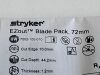 STRYKER Ezout Blade Pack 72mm 7812-072-001K Exp. 04-2022 (#E7) 7812-072-001K Ezout Blade Pack 72mm