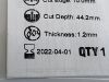 STRYKER Ezout Blade Pack 72mm 7812-072-001K Exp. 04-2022 (#E7) 7812-072-001K Ezout Blade Pack 72mm