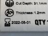 STRYKER Ezout BladePack 44mm 7812-044-001K Exp. 05-2022 (#E7) 7812-044-001K Ezout BladePack 44mm