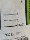 HALYARD Lot of 10 On-Q Tunneler & Sheaths T17X8  Exp.2022-09  (C11)  T17X8 ON-Q Tunneler & Sheaths