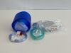 MEDLINE Lot of 9 Adult Resusciation Bag CPRM1116P Exp.2026-07- 2029-09 (Q20) Adult Resuscitation Bag