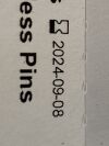 STRYKER Pack of 4 Disposable Fluted Headless Pins 7650-2038A Exp.2024-09 (#K34) 7650-2038A Disposable Fluted Headless Pins