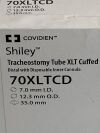 COVIDIEN Shiley Tracheostomy Tube XLT 70XLTCD  Exp. 02-2024 (Q18)  70XLTCD Shiley Tracheostomy Tube XLT