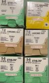 ETHICON Catgut Chromic 7-0  # 1797G   TG140-8    exp.  7/2021 Sutures