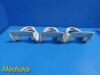 STRYKER 2X  4126-120 Aseptic Housing W/ 3X 4126-130 Transfer Battery Shield