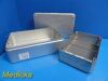 UNIVERSAL Wagner Steriset Medline Sterilization  Container W/ Lid & Basket