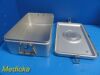 UNIVERSAL Wagner Steriset Medline Sterilization  Container W/ Lid & Basket