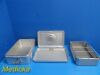 UNIVERSAL Wagner Steriset Medline Sterilization  Container W/ Lid & Basket