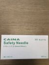 JIANGSU CAINA MEDICAL CO. N-2115 CAINA, Safety Needle 21G X 1.5in (100/Box)
