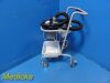 ARJO HUNTLEIGH MaxiAir Patient Transfer System Air Pump W/ 6-ft Hose &Cart