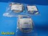 HEWLETT PACKARD M3000A MMS Module W/ ECG,SpO2,NBP,TEMP,IBP LEADS Bundle *TESTED*