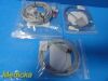 HEWLETT PACKARD M3000A MMS Module W/ ECG,SpO2,NBP,TEMP,IBP LEADS Bundle *TESTED*