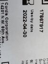 CORDIS VistaBrite Tip 670-057-00   Exp. 2022-04  (B24) 670-057-00 Vista Brite Tip