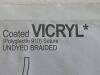 ETHICON Lot of 2 Coated Vicryl J880 Exp.2021-04  (B17) J880 Coated Vicryl