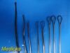 CODMAN Lot of 8  Assorted Sims Uterine Curettes, Sharp & Uterine Sounds
