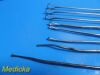 CODMAN Lot of 8  Assorted Sims Uterine Curettes, Sharp & Uterine Sounds