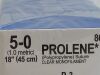ETHICON Lot of 12 Prolene 8605G Exp.2022-02(B36) 8605G Prolene