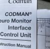 CODMAN 82-6600 Microsensor Interface Control Unit Neuro Monitor 86605SP w/ Cable