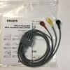 PHILIPS 989803160681 original new Efficia Reusable ECG Leadsets and cables  3-Lead Snap IEC REF 989803160681 Monitor