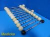 DEPUY Lot of 12 J & J  Dumbbells Asosrted Self-Centering Acetabular Gauges