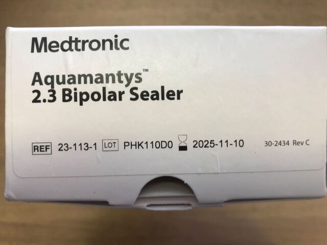 MEDTRONIC 23-113-1 Aquamantys 2.3 Bipolar Sealer