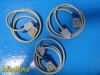 MARQUETTE Lot of 3 GE  Electronics Inc 409752-001 Interface Cable, Blue
