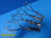V. MUELLER Lot of 8  GL5351 Elliot Obstetrical Forceps, Blades