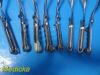V. MUELLER Lot of 8  GL5351 Elliot Obstetrical Forceps, Blades