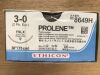 ETHICON 8649H Prolene Polypropylene Blue Monofilament Non-Absorbable Suture, 3-0 (36/Box)(x)