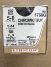 ETHICON 1766G Chromic Gut, Undyed Absorbable Suture, 5-0 (12/Box)