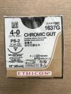 ETHICON 1637G Chromic Gut, Undyed Absorbable Suture, 4-0 (12/Box)