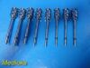 INTUITIVE SURGICAL Lot of 8  420002-07 8mm, Regular, DaVinci Instrument