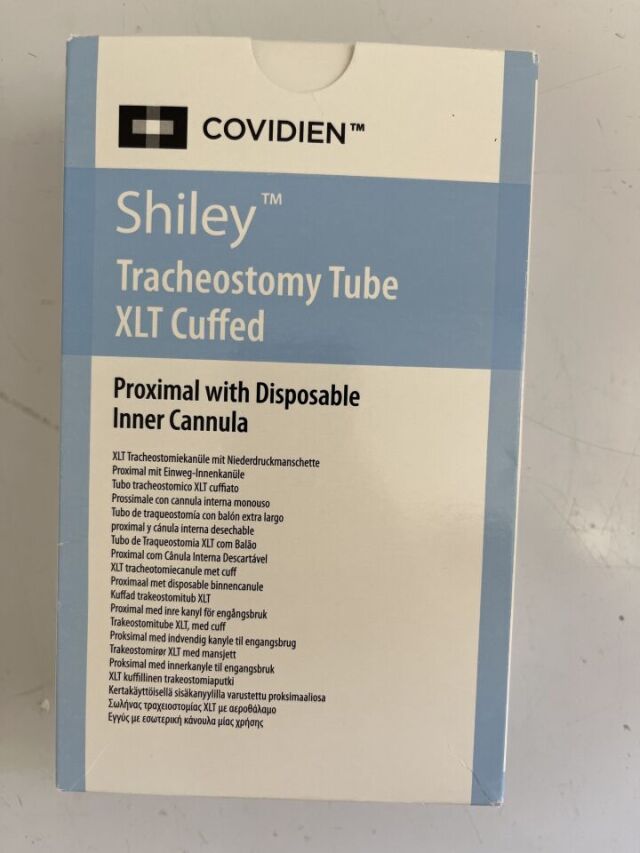 COVIDIEN 80XLTCP Shiley Tracheostomy Tube XLT Cuffed, Proximal