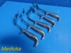 AESCULAP 5X  MD563 Zimmer 549-01 & 549-02 Assorted Bennet Retractors