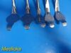 AESCULAP 5X  MD563 Zimmer 549-01 & 549-02 Assorted Bennet Retractors