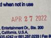PDC Box of 50 Footprinters Natural Y4784626  Exp.2022-04  (H17) Y4784626 Footprinters Natural
