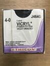 ETHICON J464G Vicryl* Coated Polyglactin 910 Suture Violet Braided, 18in (12/Box)