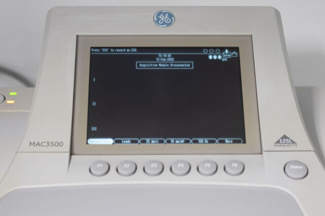 GE HEALTHCARE Mac 3500 EKG Machine EKG