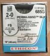 ETHICON 685G Perma-Hand Silk, 2-0 18in (12/Box)