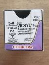 ETHICON VCP490G Vicryl Coated Plus Antibacterial, 5-0 18in (x)