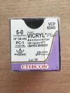 ETHICON VCP834G Vicryl Coated Plus Antibacterial, 5-0 18in (12/Box)