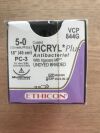 ETHICON VCP844G Vicryl Coated Plus Antibacterial Suture, 5-0 18in (12/Box)
