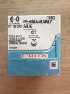 ETHICON 765G Perma-Hand Silk, 6-0 18in (12/Box) (x)
