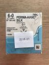 ETHICON 780G Perma-Hand Silk, 6-0 18in (12/Box) (x)