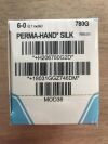 ETHICON 780G Perma-Hand Silk, 6-0 18in (12/Box) (x)