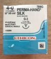 ETHICON 789G Perma-Hand Silk, 4-0 18in (12/Box) (x)